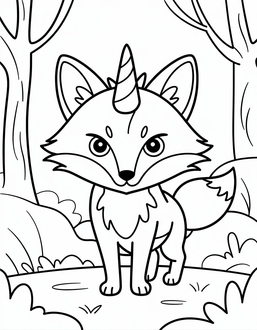 Unicorn Fox